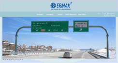 Desktop Screenshot of ermaktrafik.com